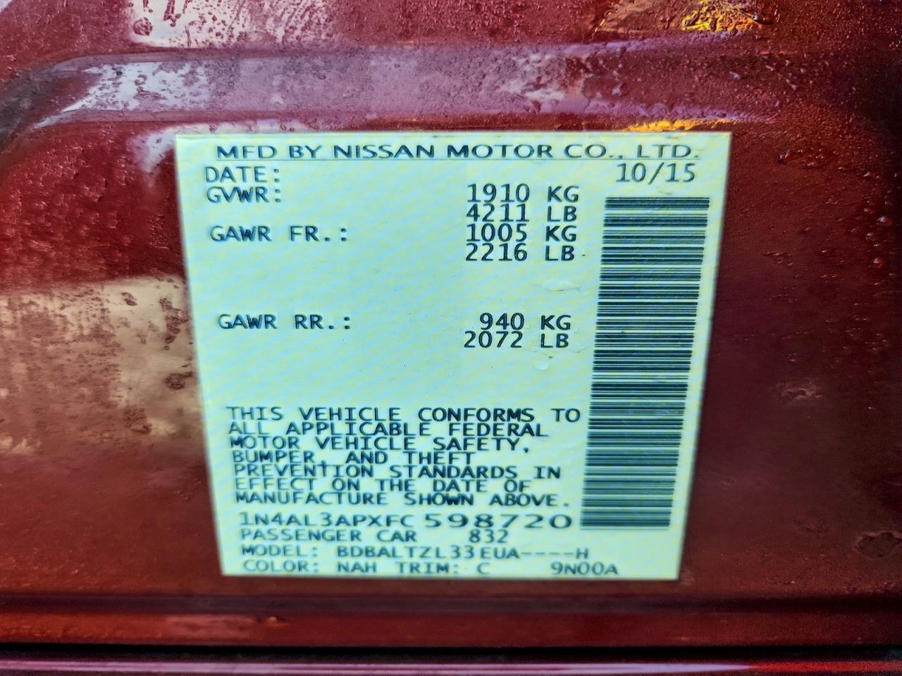 Nissan Altima 2.5 Image 12