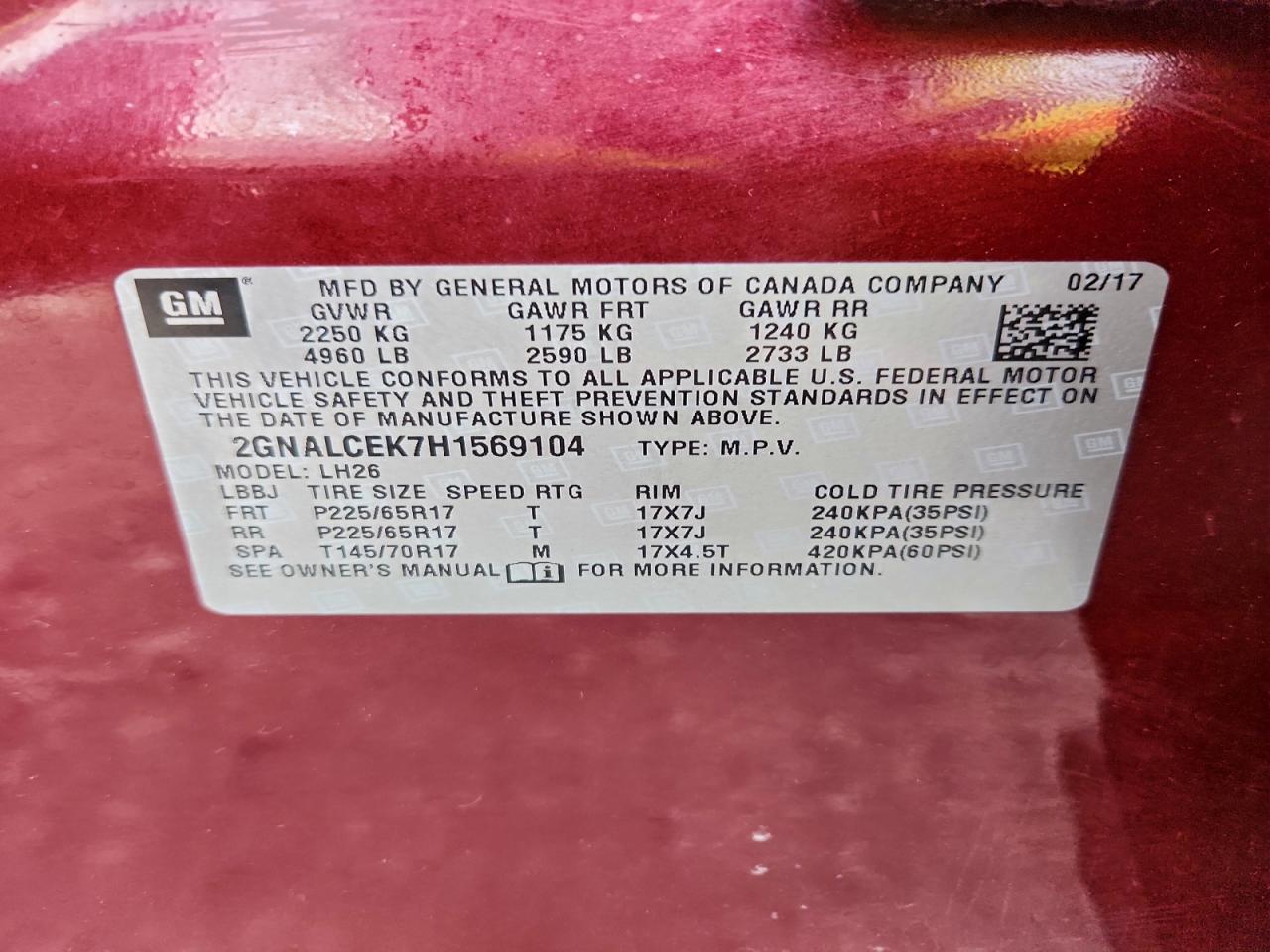 Chevrolet Equinox Lt Image 10