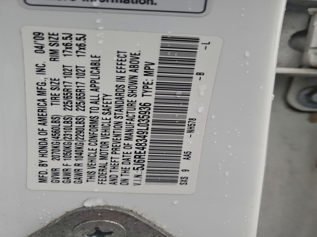 Honda Crv Lx Image 7