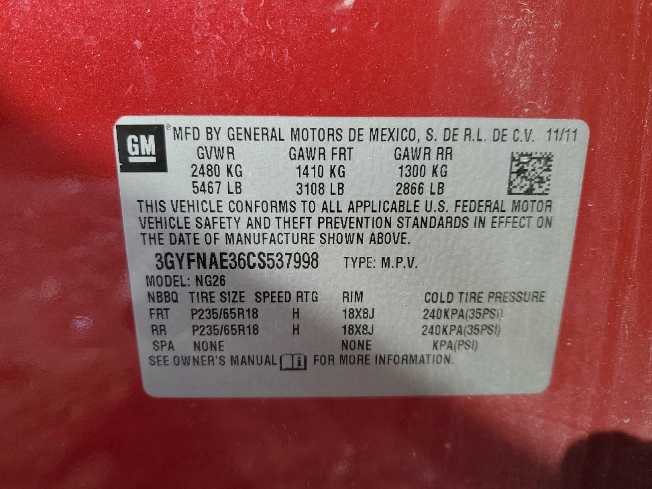 Cadillac SRX Luxury Collection Image 11