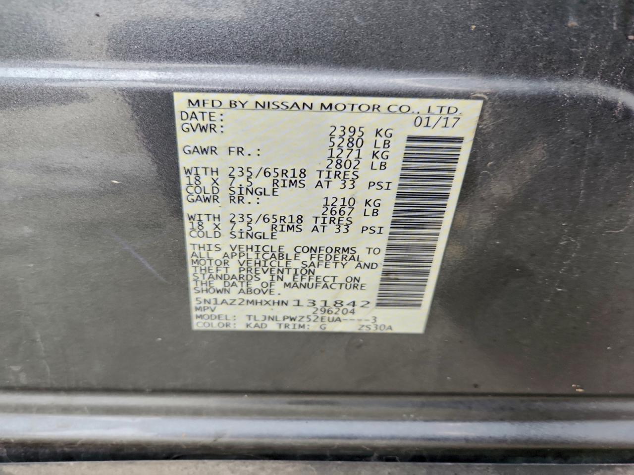 Nissan Murano S Image 10