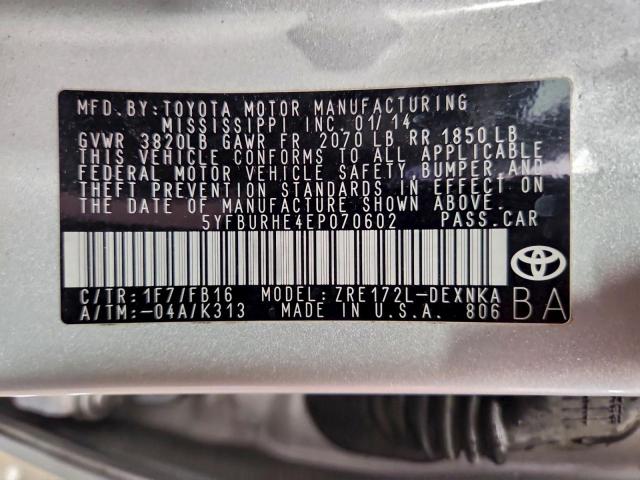 Toyota Corolla L Image 12